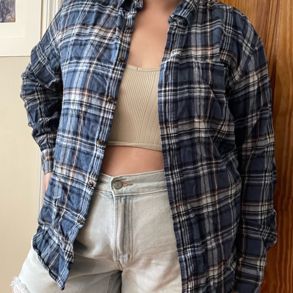 Blue flannel